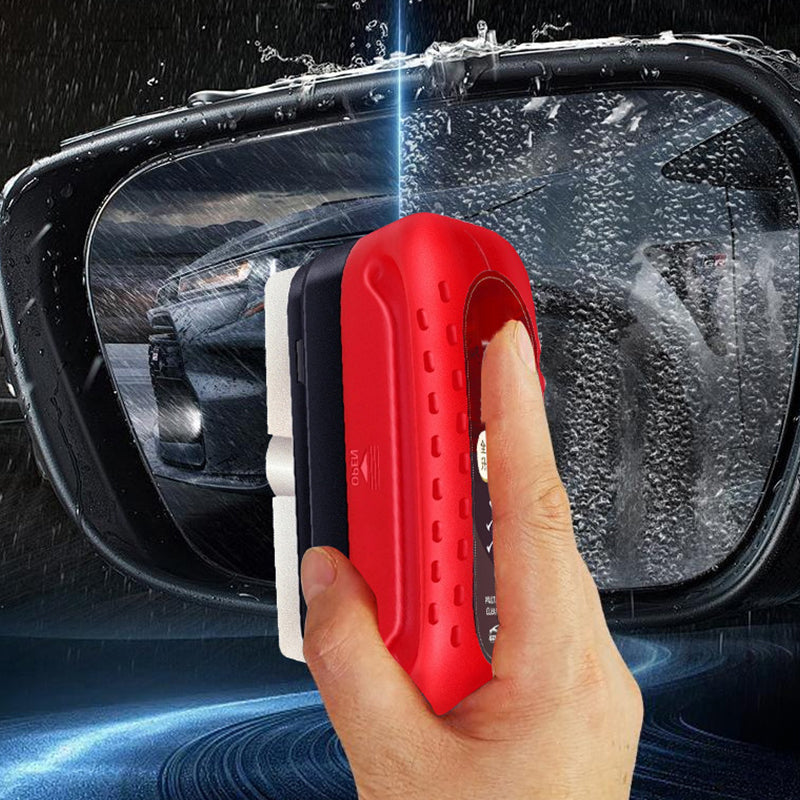 VitreZen™ -  Brosse et solution pour appliquer un film protecteur sur les vitres de voiture.