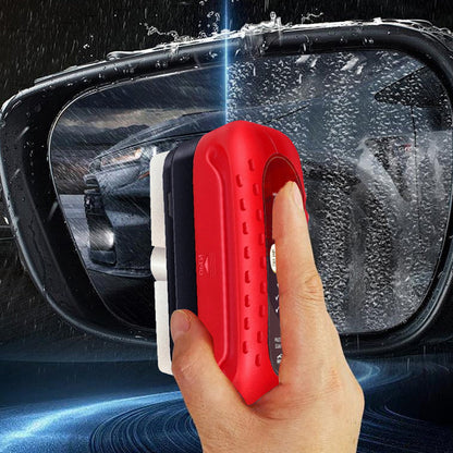 VitreZen™ -  Brosse et solution pour appliquer un film protecteur sur les vitres de voiture.