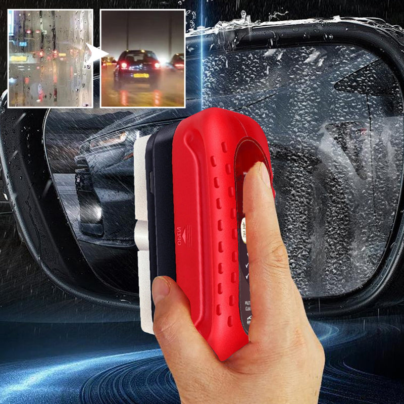 VitreZen™ -  Brosse et solution pour appliquer un film protecteur sur les vitres de voiture.